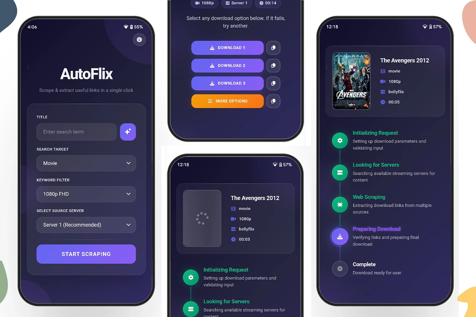 AutoFlix – Smart Movie & Series Scraper