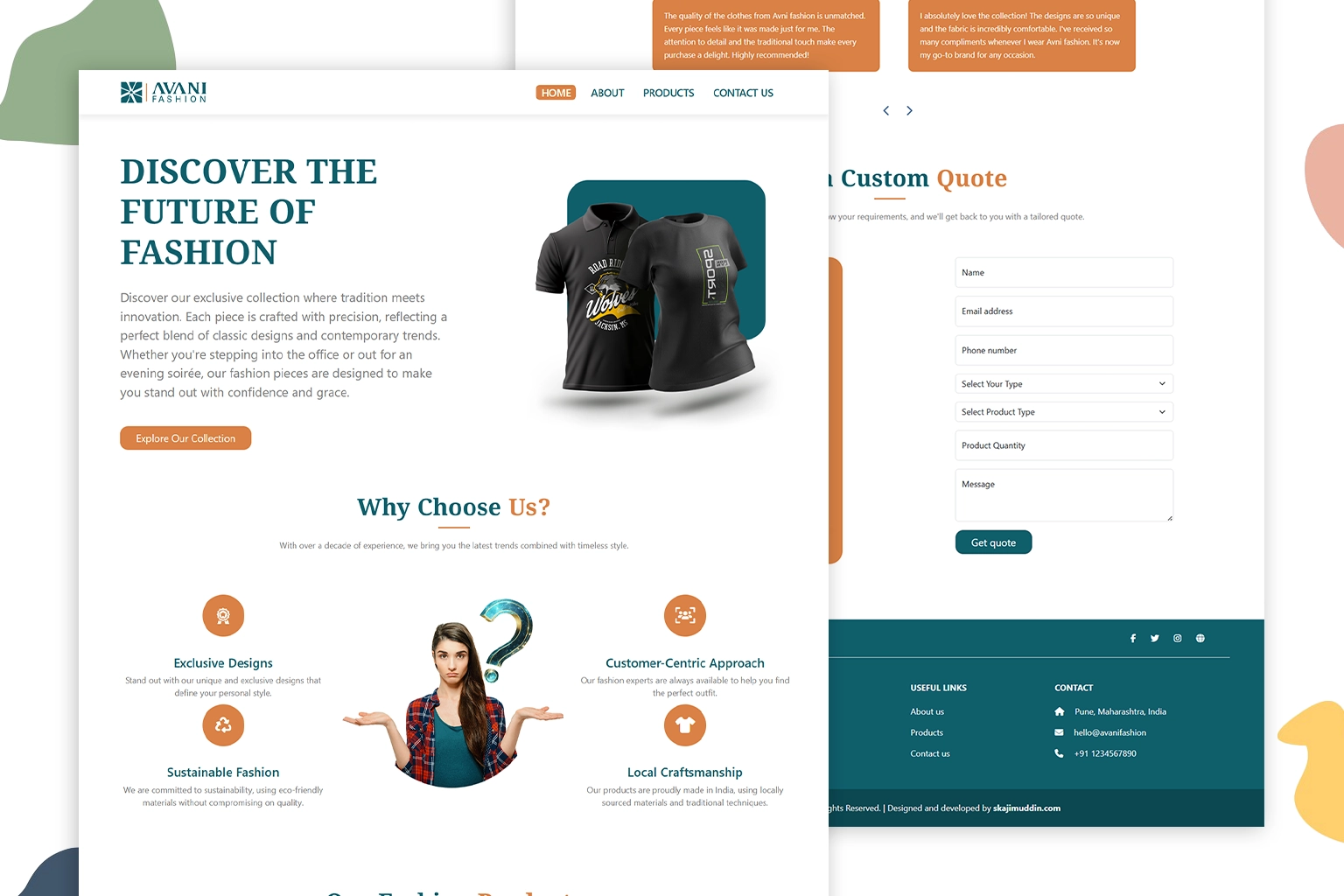 Avni Fashion Website