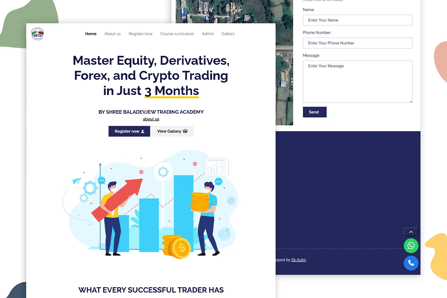 Trading Academy Website
