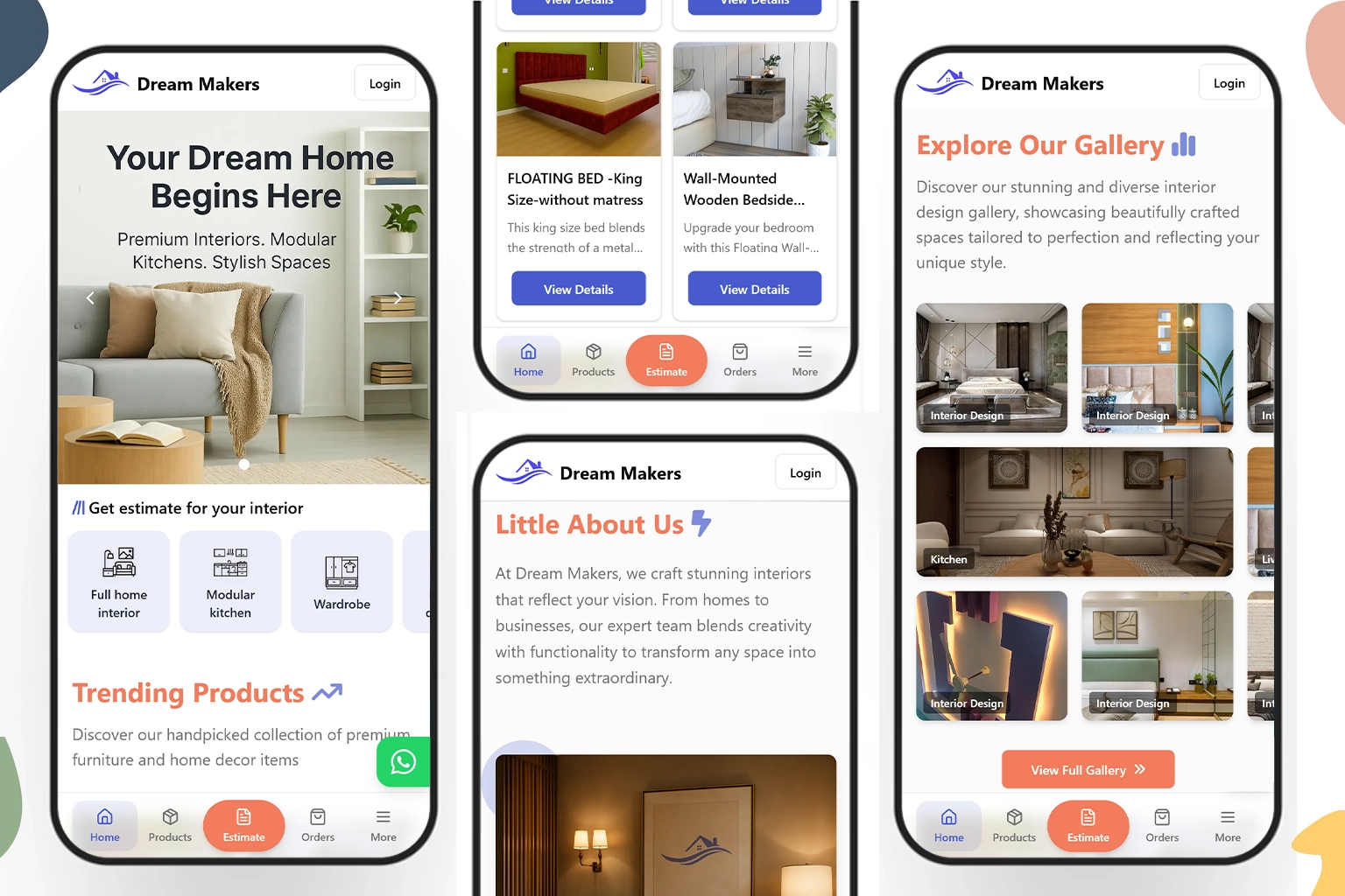 Dream Maker V2 – Interior Design Platform with E-Commerce